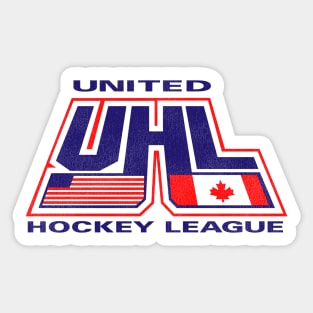 Defunct UHL United Hockey League Sticker